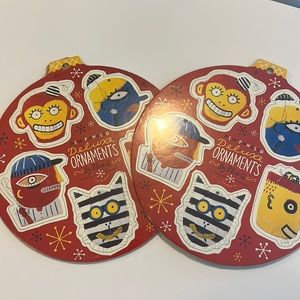 Blue Q Christmas Ornaments 2pack Illustrated by M. K. Mabry